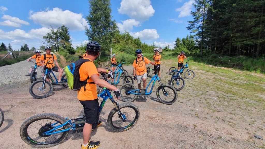 Group electric bikes